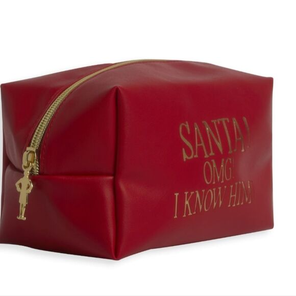 Revolution Beauty X Elf Santa! OMG! I Know Him! Cosmetic Bag - Picture 2 of 7